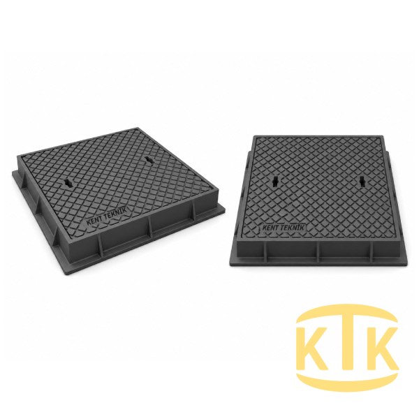 Döküm Yuvarlak Rögar Kapağı Takımı Ø600 mm (DKT.600-B7) B125