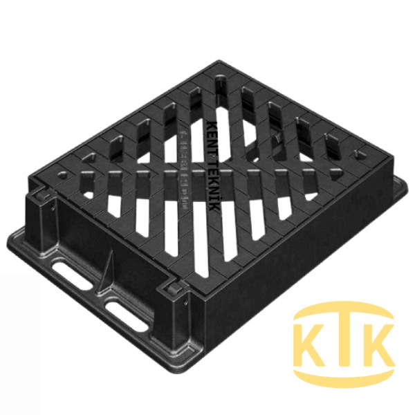 Döküm Yağmur Suyu Izgara Takımı 450x525 mm (DIT.5070-D) D400