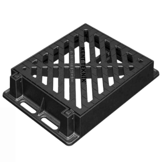 Döküm Yağmur Suyu Izgara Takımı 292x568 mm (DIT.4560-D) D400 - Döküm Yağmur Suyu Izgara Takımı - Kompozit Rögar