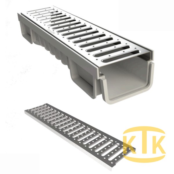 Paslanmaz/Galvaniz Kanal Izgarası 125x500x20 mm (PGI.1220-A) A15